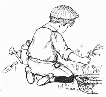 Planting clipart. Free child graphics images