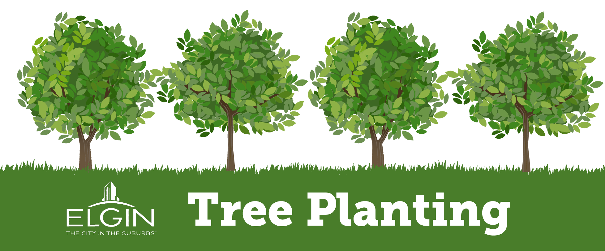Tree city of elgin. Planting clipart need plant