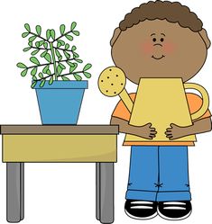 planting clipart preschool job chart
