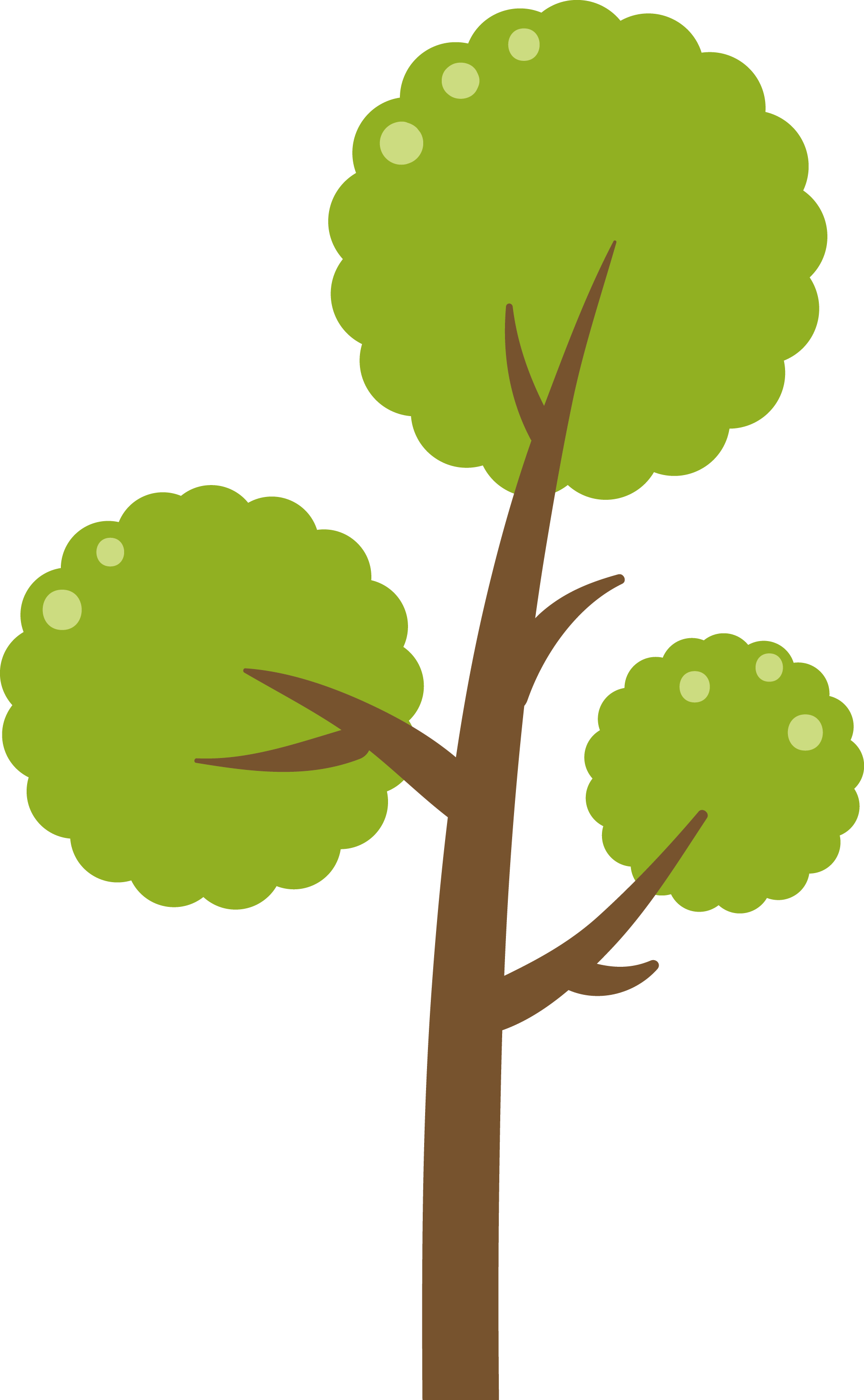 Planting clipart sapling. Green tree vector diagram