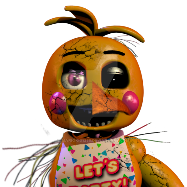 Fnaf toychica by mariokid. Planting clipart withered