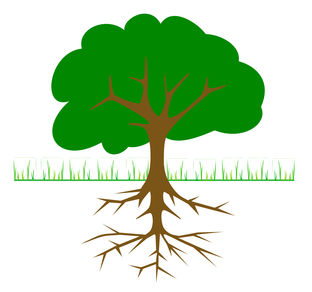 Plants clipart green plant. With roots panda free