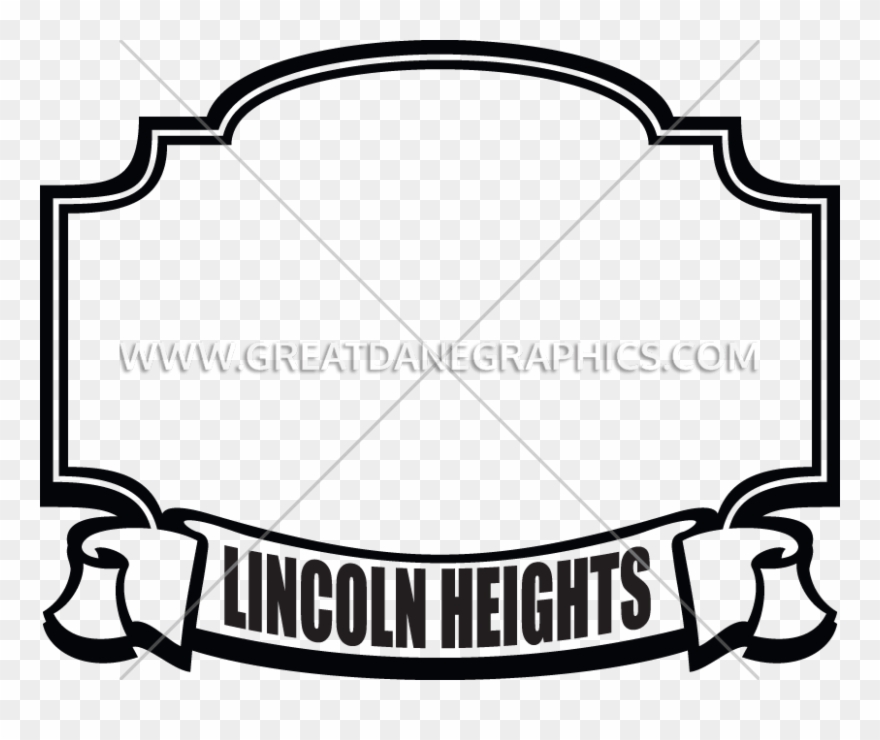 plaque clipart black and white