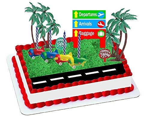 Cakesupplyshop aeroplane airplane candles. Plaque clipart cake