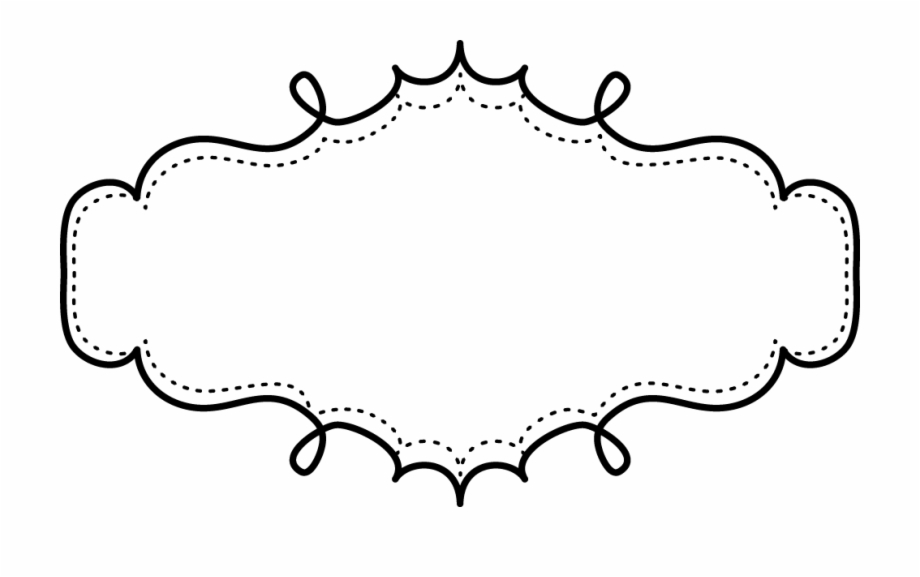 Plaque clipart elegant black frame. Bracket marcos para texto
