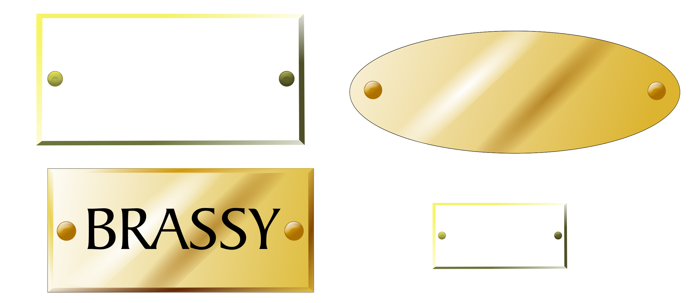 plaque clipart name plate