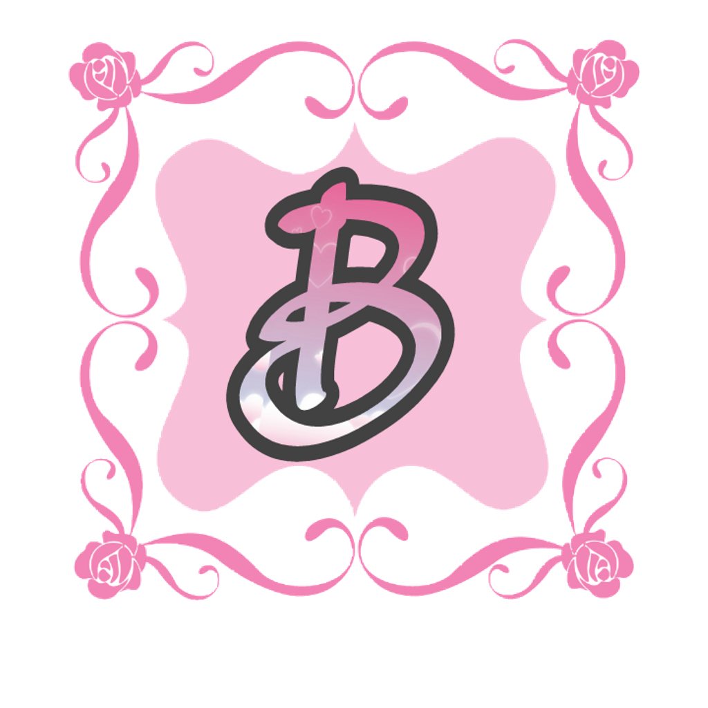 Plaque clipart pink. B sticker by brandy