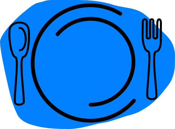 Special clip art at. Plate clipart blue plate