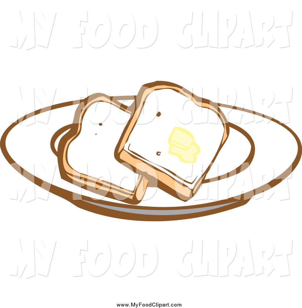 Plate clipart bread and butter. Food clip art of
