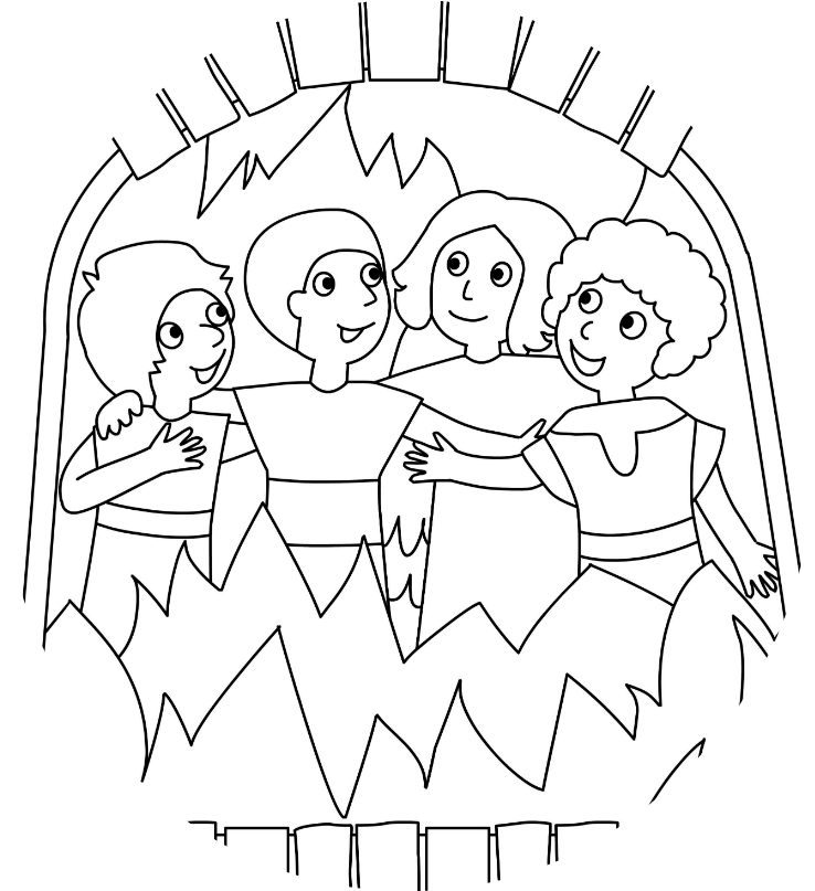plate clipart coloring page