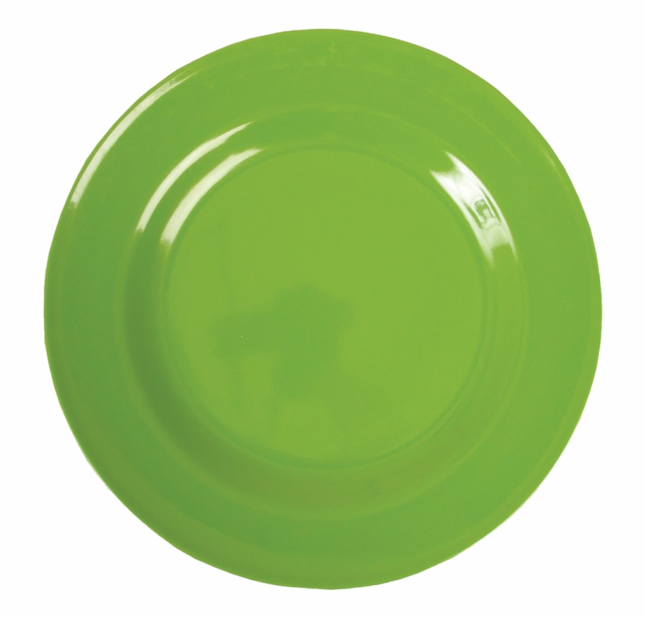 plate clipart green plate