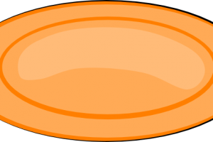 plate clipart oval plate