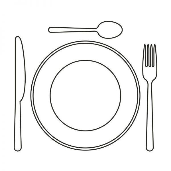 Collection of free dining. Plate clipart palte