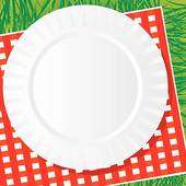 plate clipart picnic