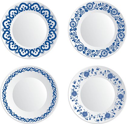 plate clipart porcelain