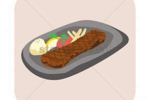 plate clipart sizzling plate