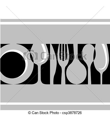 plate clipart vector