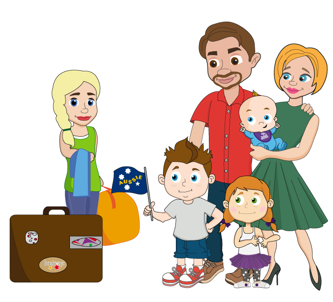 Au pair child host. Play clipart baby day care