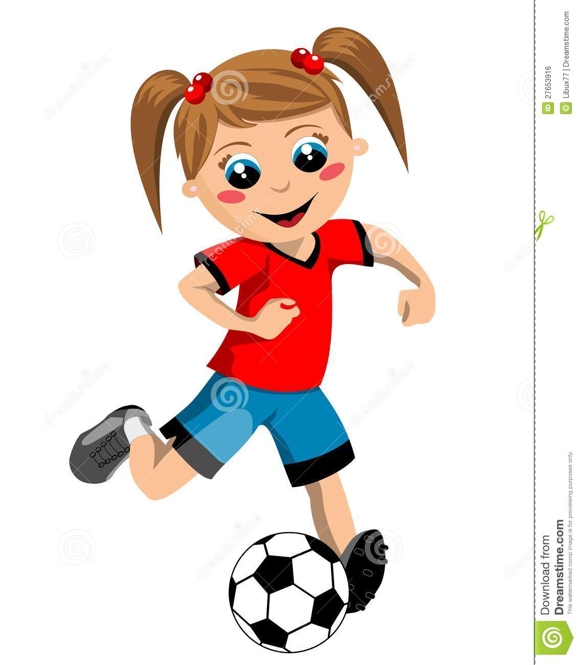 Play clipart girl soccer. Player station 