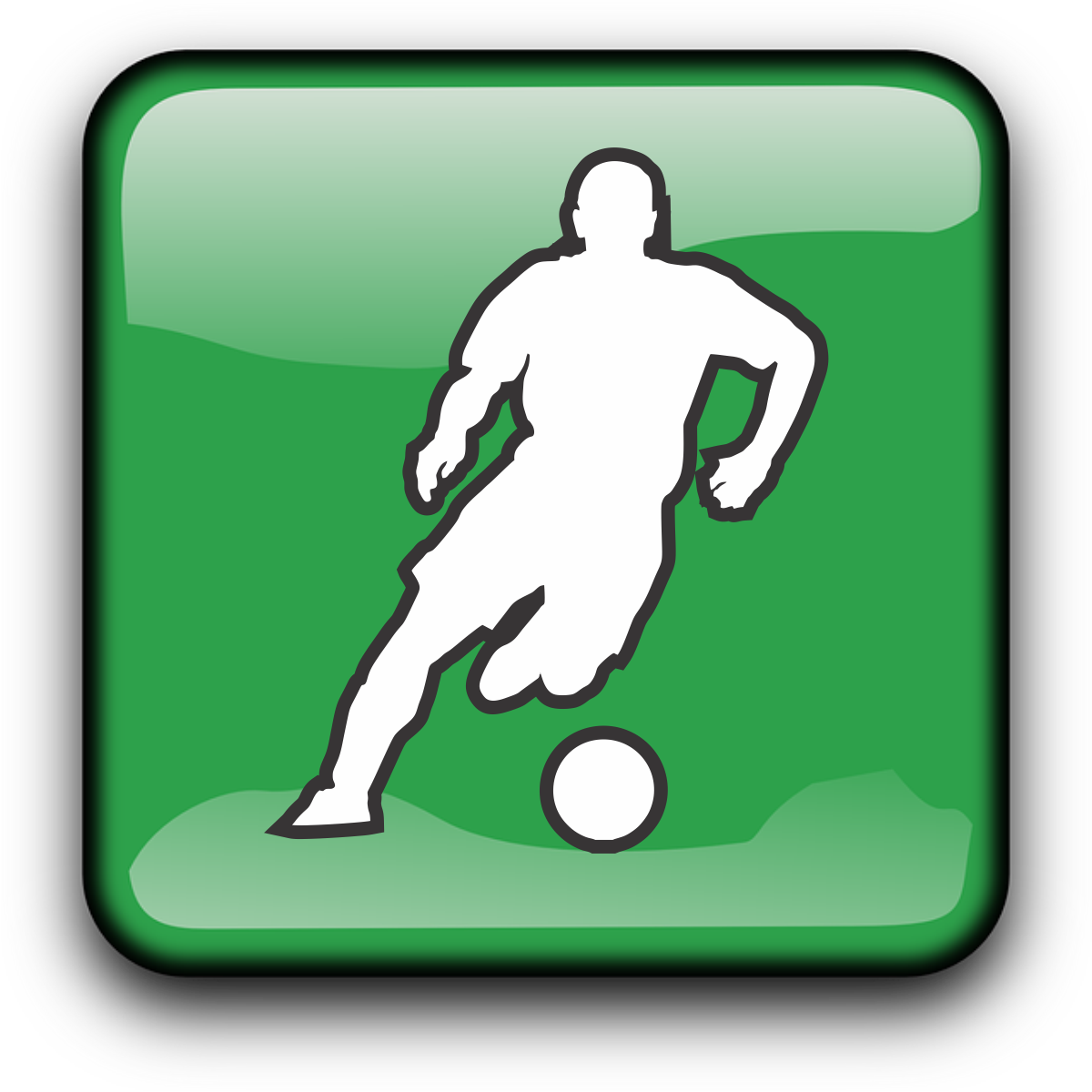 play clipart soccer pass