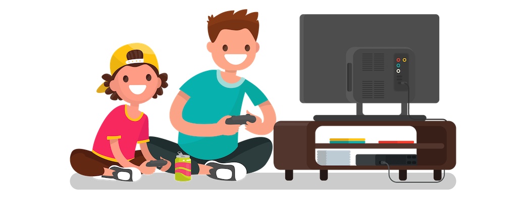 play clipart video game