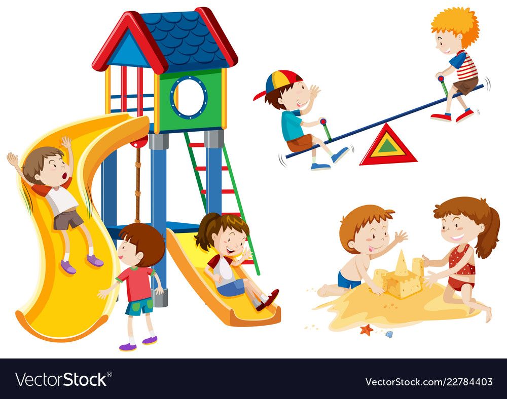 playground clipart child playground