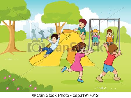 playground clipart children's