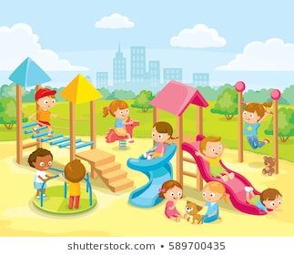 playground clipart children's