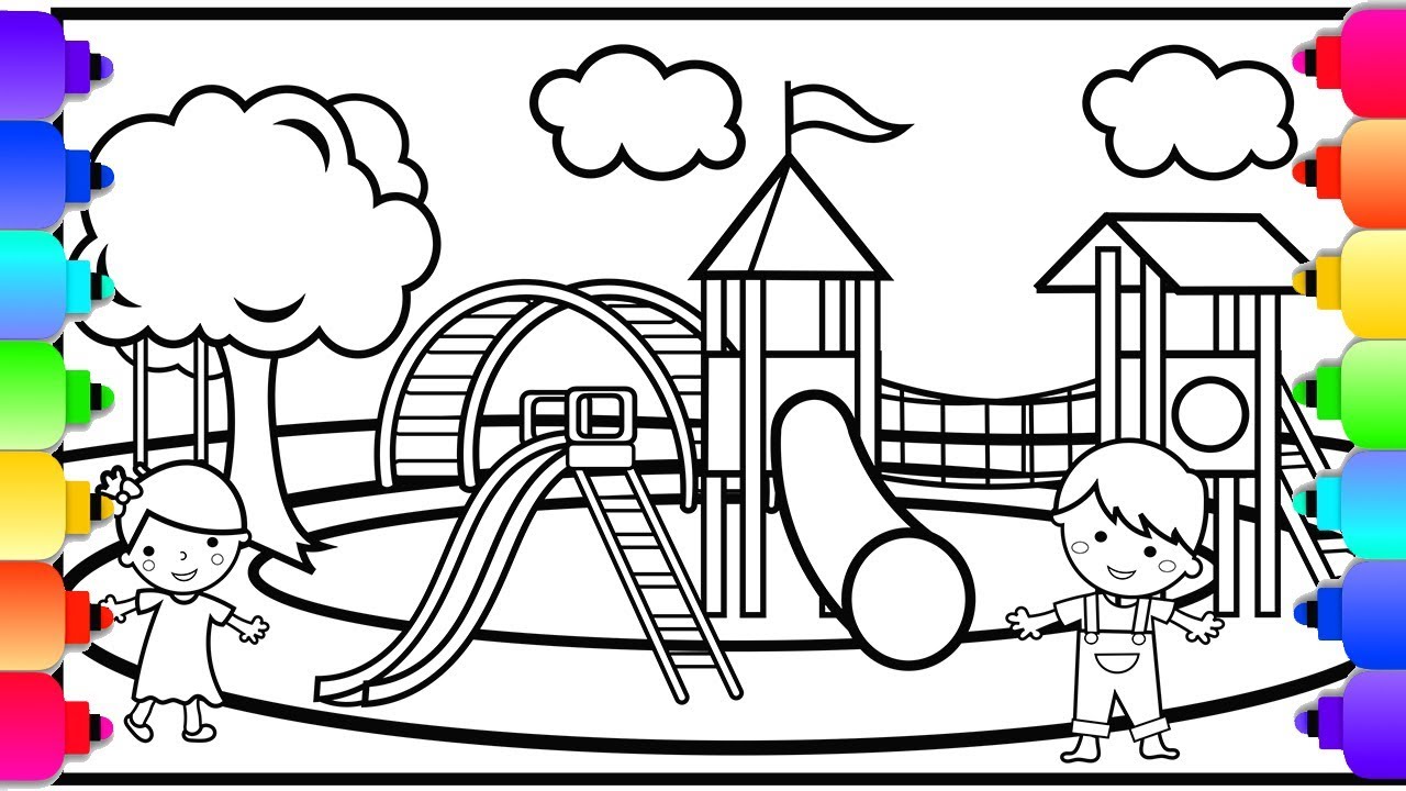 Playground clipart color, Playground color Transparent FREE for