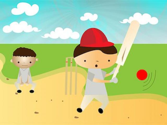 playground clipart cricket