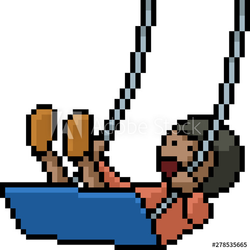 playground clipart pixel art