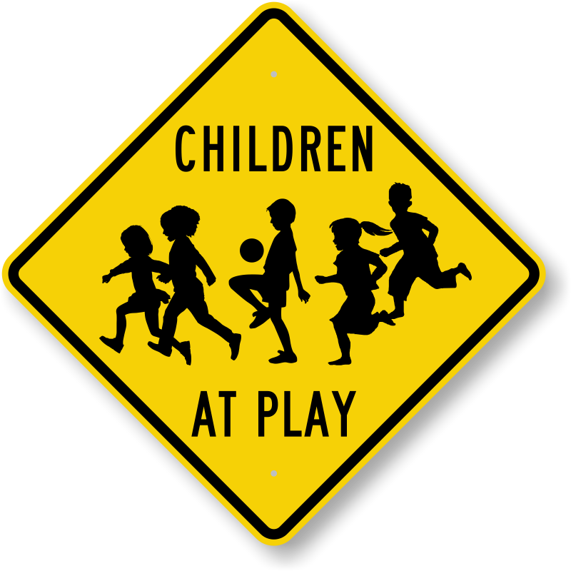 Playground sign