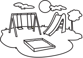 playground clipart simple
