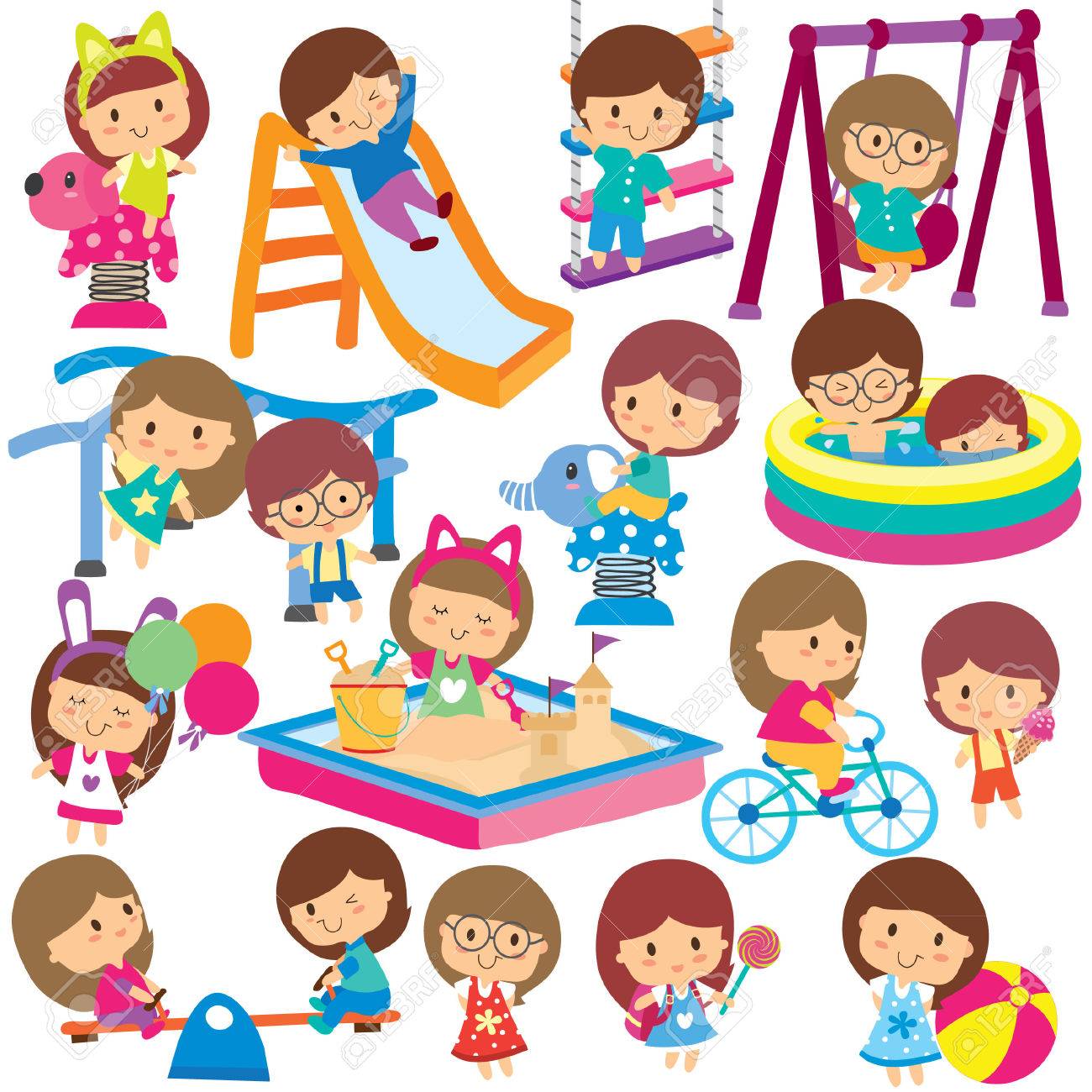playground clipart summer