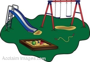 playground clipart swing set