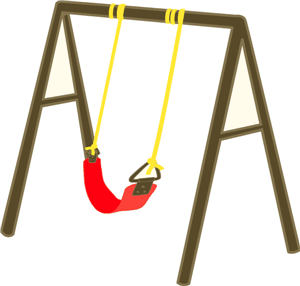 playground clipart swing set
