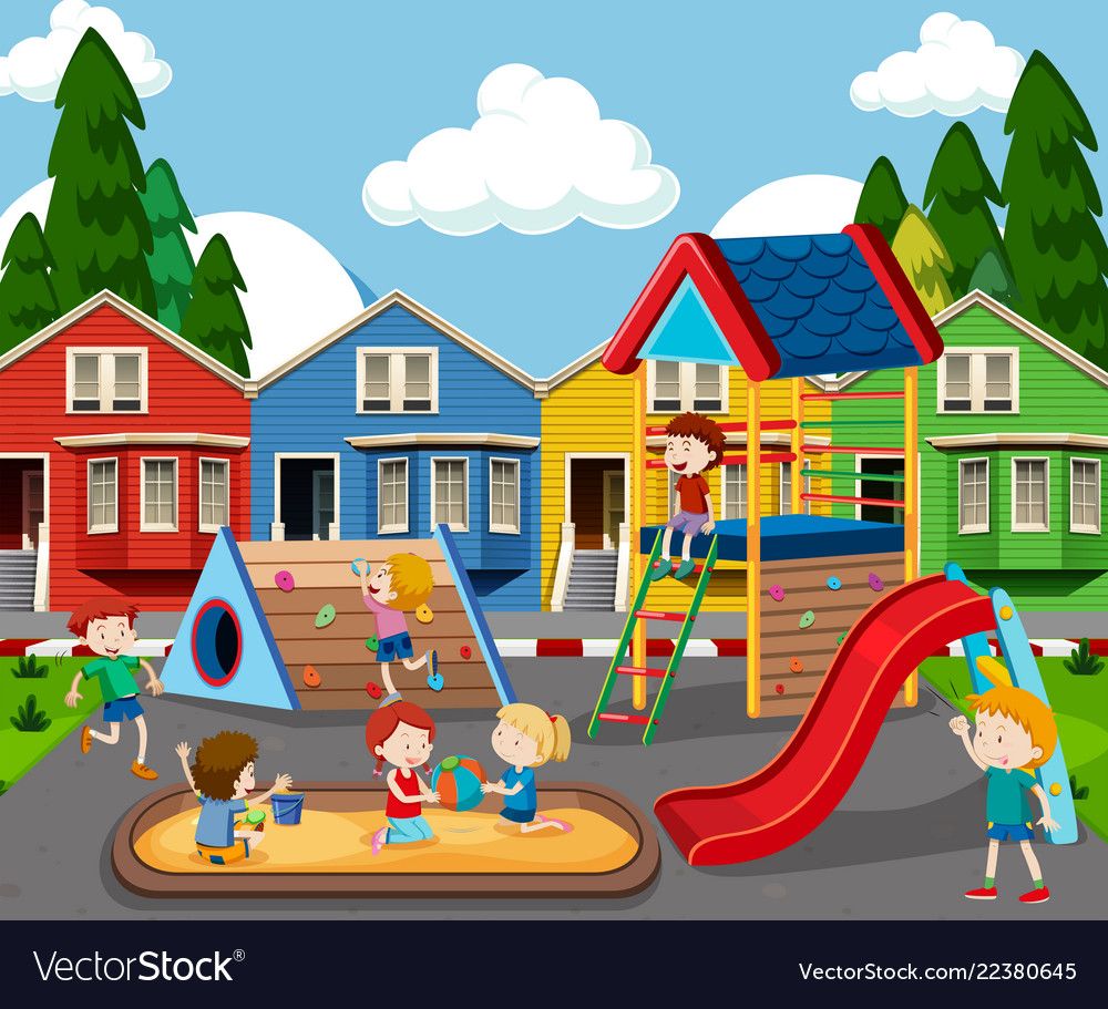 playground clipart vector