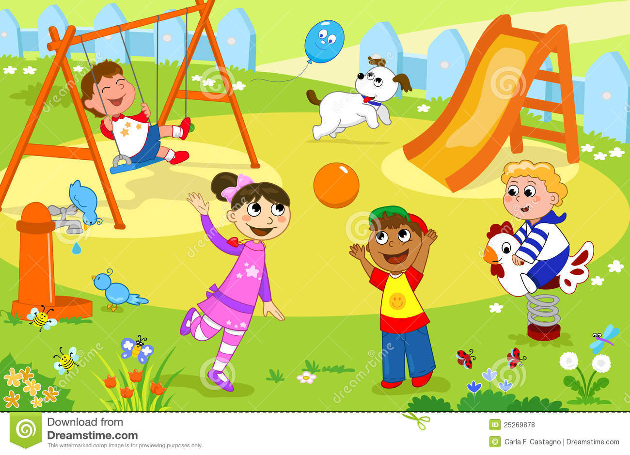 Playground clipart vector.  clipartlook