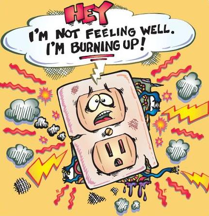 Plug clipart electrical fire. Safety chatham kent emergency