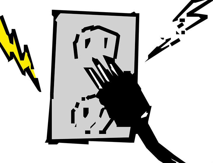 Plug clipart electrical safety. Extension cord and power