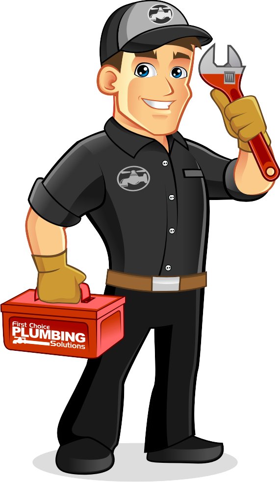 Leak detection plumbing repair. Plumber clipart craftsmen
