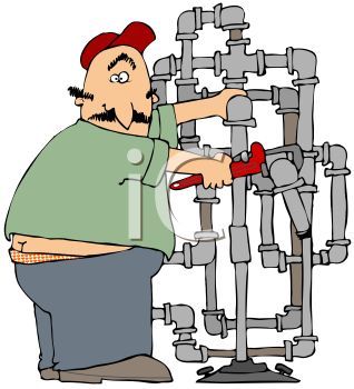plumber clipart job