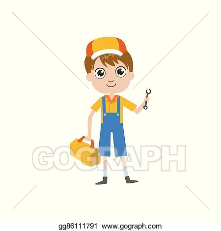 plumber clipart kid