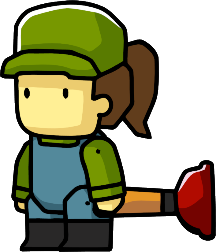 plumber clipart lady