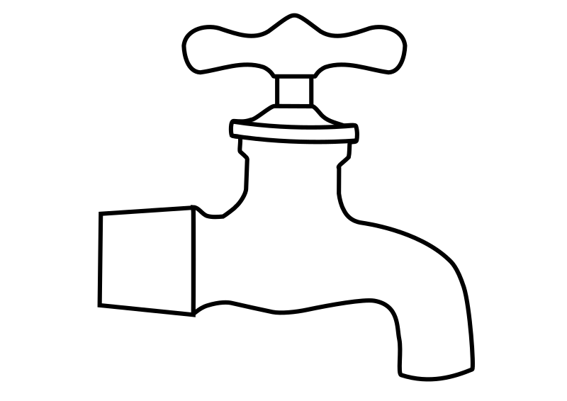 plumbing clipart bathroom faucet