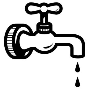 plumbing clipart leaky faucet