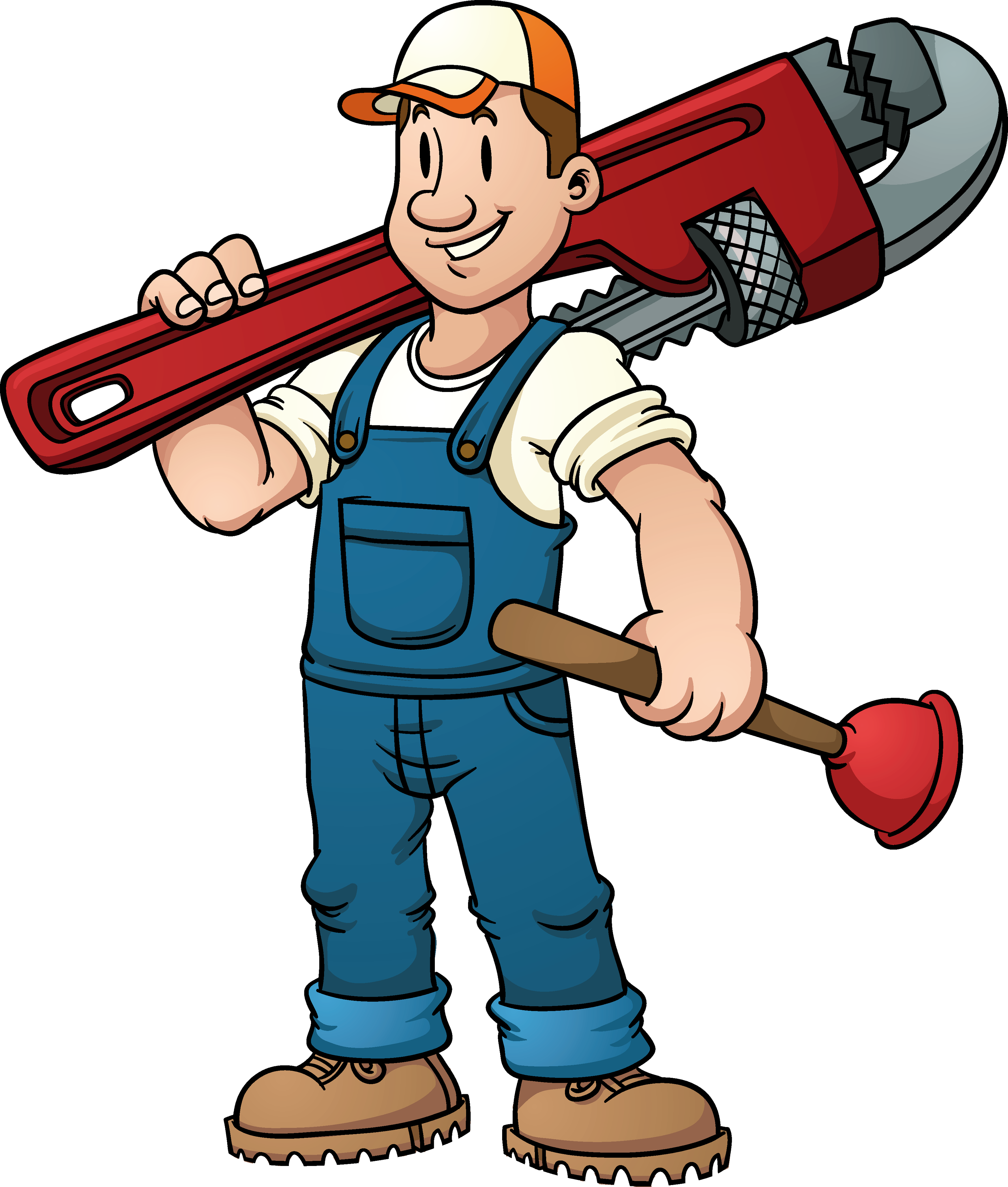 plumber clipart community helper