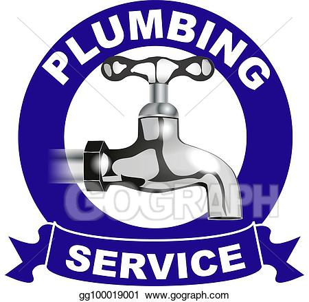 Vector services illustration . Plumbing clipart logo