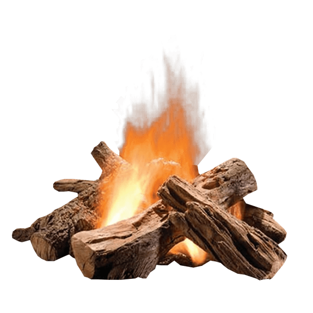 Log fire image . Png images with transparent background
