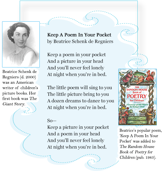 pocket clipart poem in your pocket